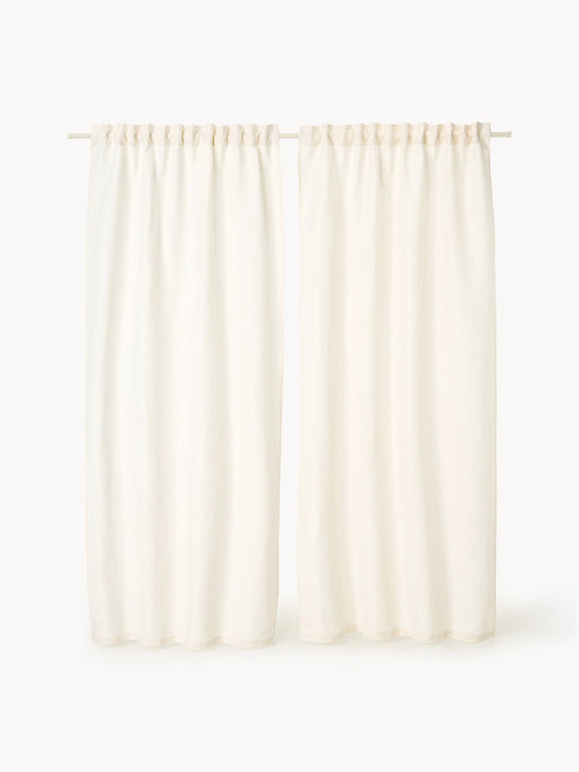 Panama Opaque Multi-Band Curtains, Set of 2, W 140 cm