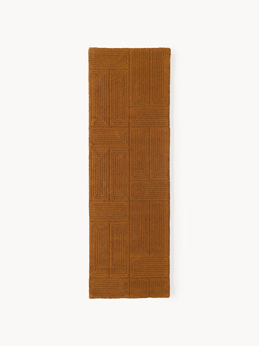High-Low Wool Runner Alexia Hand-Tufted