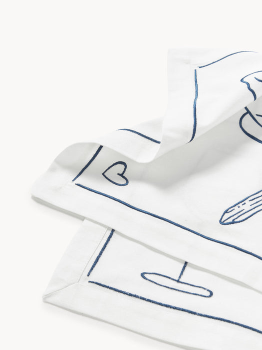 Embroidered Table Runner Tutti