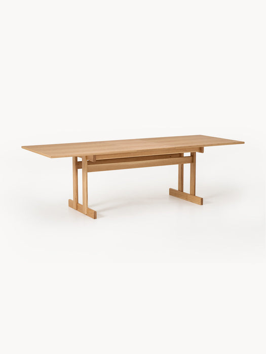 Brynn Extendable Oak Wood Dining Table, in various sizes