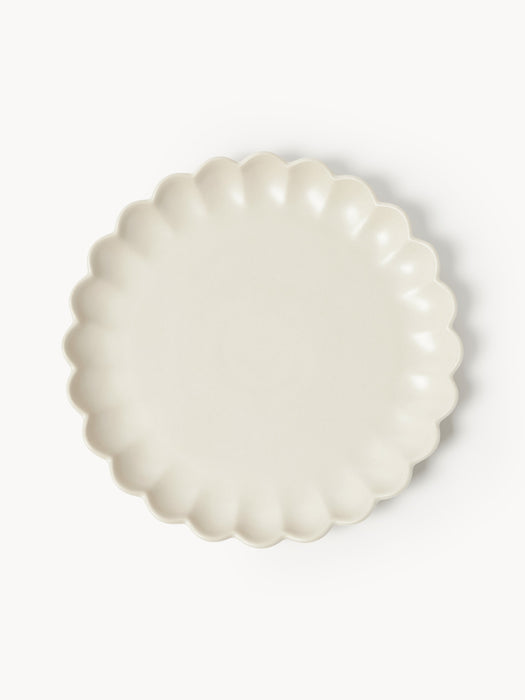 Flower-Shaped Dinner Plates Sabina Set of 4