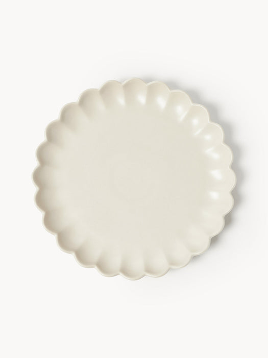 Flower-Shaped Dinner Plates Sabina, Set of 4