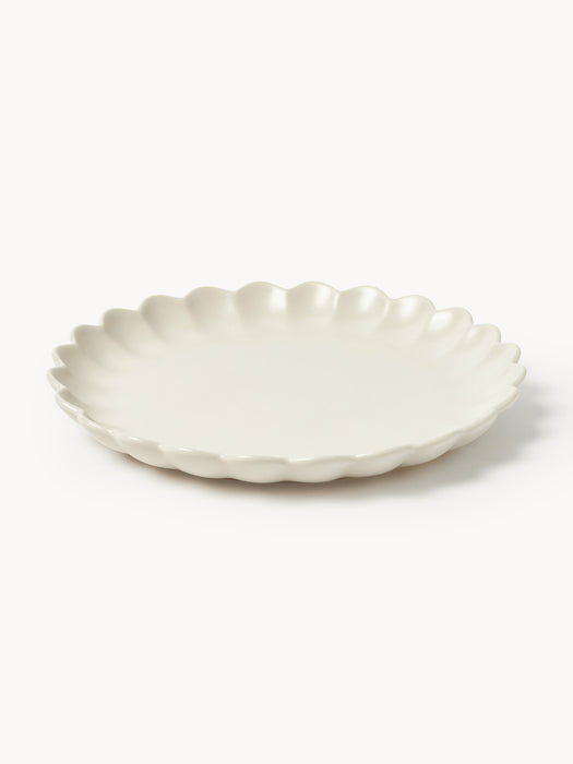 Flower-Shaped Dinner Plates Sabina Set of 4
