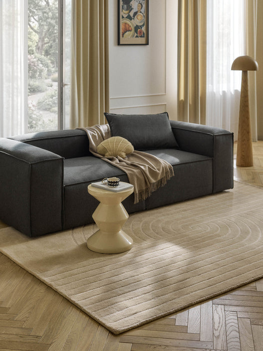 Mason High-Low Wool Rug, Hand-Tufted