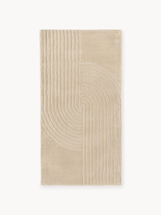 Mason High-Low Wool Rug, Hand-Tufted