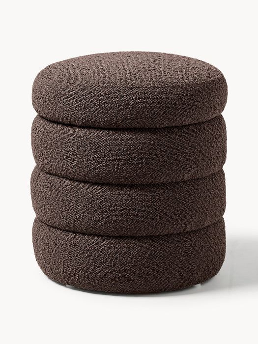 Boucl Pouffe Alto with Storage Space