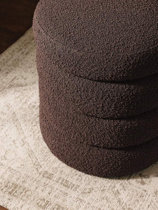 Boucl Pouffe Alto with Storage Space