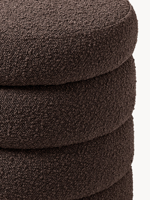 Boucl Pouffe Alto with Storage Space