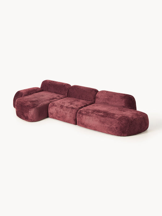Wolke Modular Teddy Bouclé Corner Sofa (4-seater)