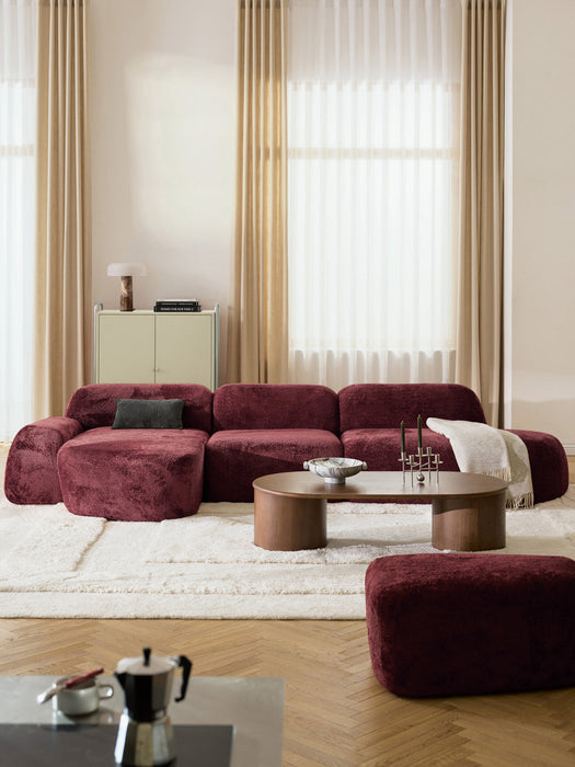 Wolke Modular Teddy Bouclé Corner Sofa (4-seater)