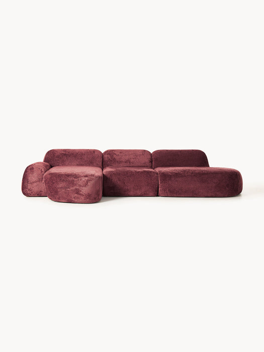 Wolke Modular Teddy Bouclé Corner Sofa (4-seater)