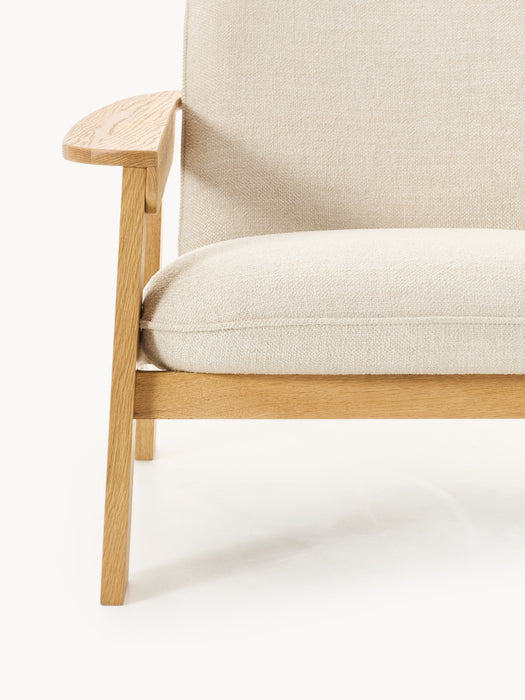 Oak Wood Lounge Armchair Steve