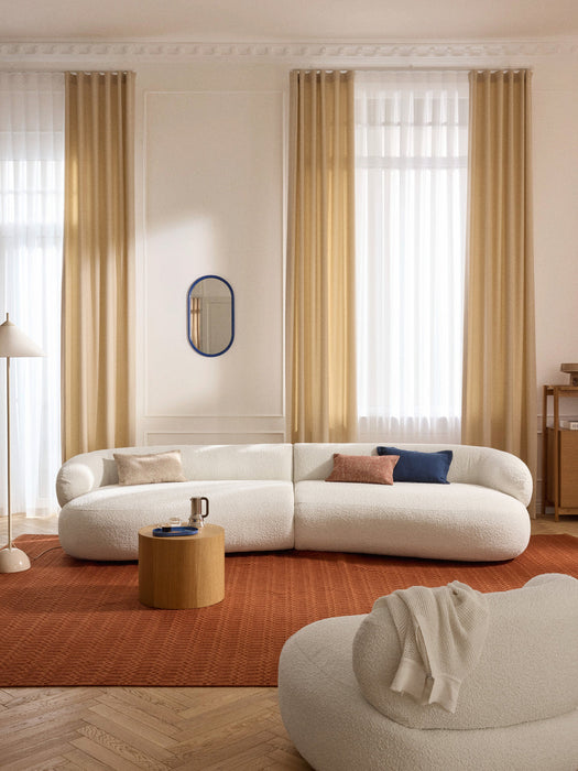 Alba Bouclé Sofa (4-seater)