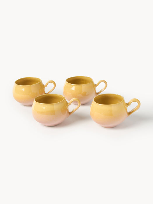 Handmade Mugs Marguerite Set of 4