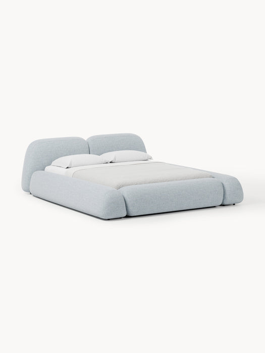 Upholstered Boucl Bed Wolke