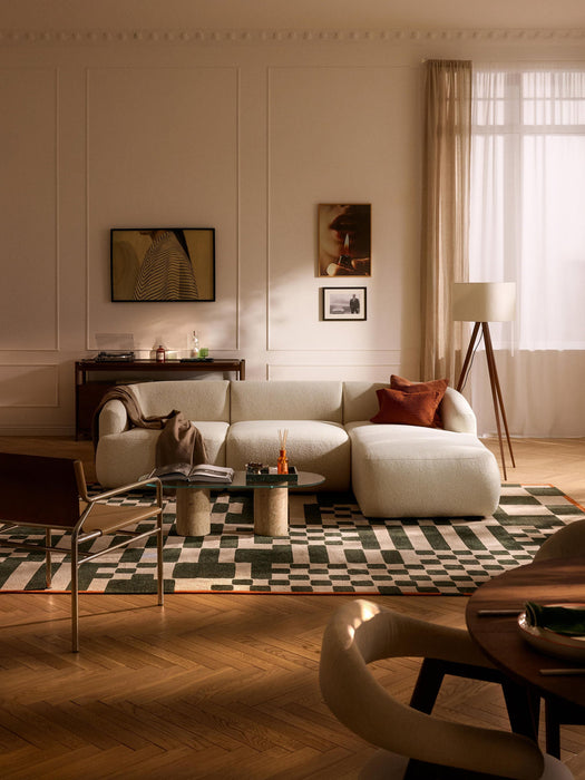 Sofia Modular Bouclé Corner Sofa (3-seater)
