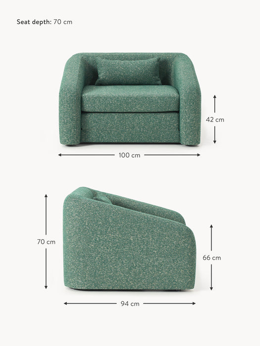 Boucl Chair Bed Eliot