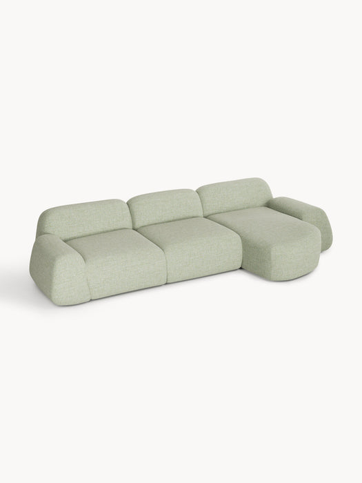 Wolke Modular Bouclé Corner Sofa (4-seater)