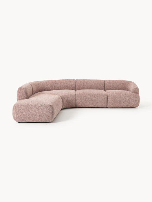 Sofia Modular Bouclé Corner Sofa (4-seater)