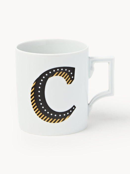 Initials Westwing x MEISSEN, Handmade Mug with Decorative Motif