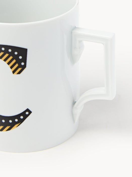 Initials Westwing x MEISSEN, Handmade Mug with Decorative Motif