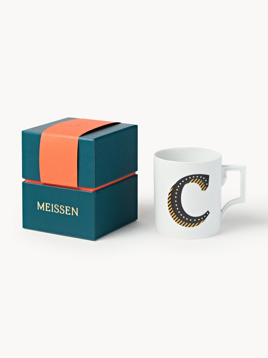 Initials Westwing x MEISSEN, Handmade Mug with Decorative Motif