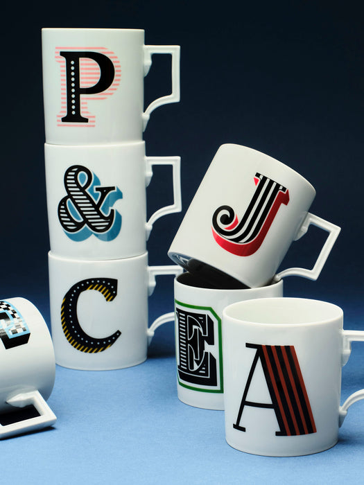 x MEISSEN Handmade Mug Initials with Decorative Motif