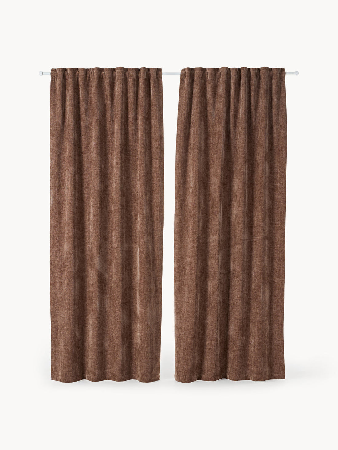 Lasha Dim-Out Multi-Band Curtains, Set of 2, W 135 cm