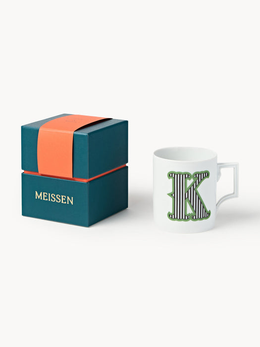 Initials Westwing x MEISSEN, Handmade Mug with Decorative Motif