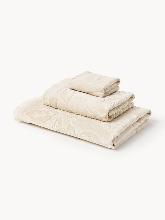 Velvet Towel Set Rosaria in various set sizes