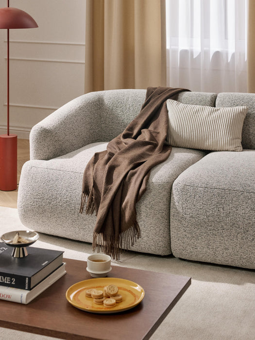Modular Boucl Corner Sofa Sofia 4-seater