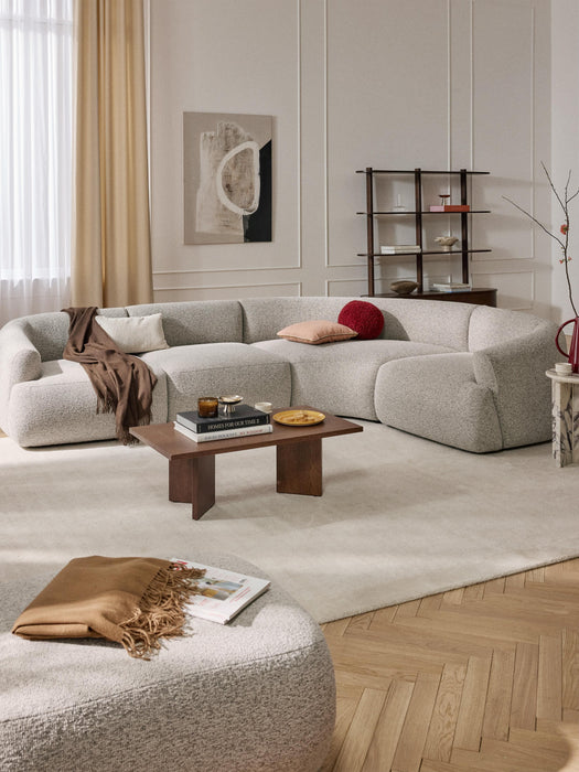 Modular Boucl Corner Sofa Sofia 4-seater