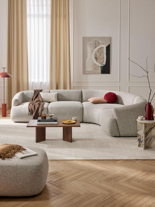 Modular Boucl Corner Sofa Sofia 4-seater