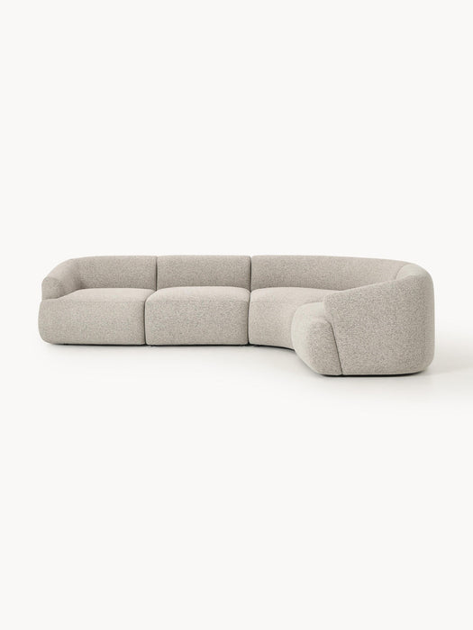 Sofia Modular Bouclé Corner Sofa (4-seater)