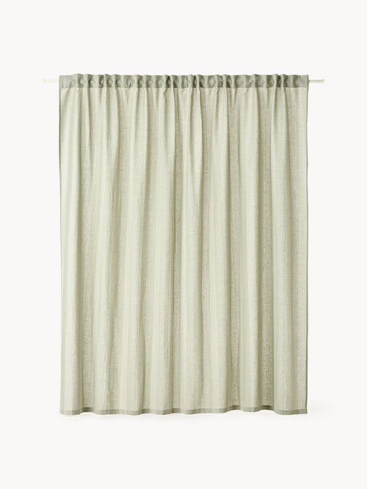 Dewi Light-Filtering Multi-Band Curtain, W 280 cm