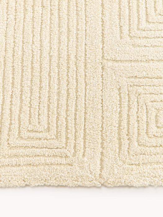 Alexia High-Low Wool Runner, Hand-Tufted