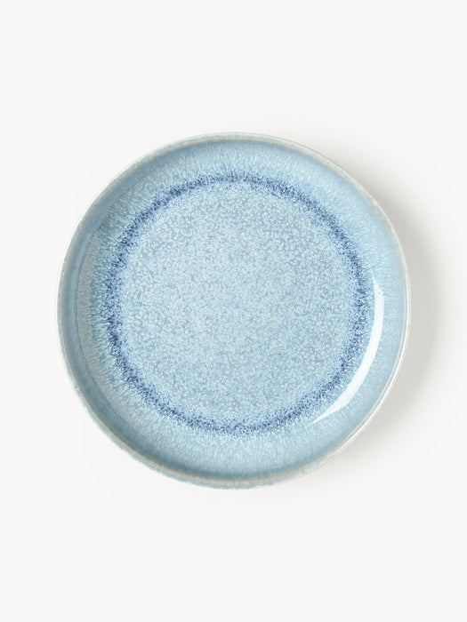 Danza Handmade Tableware Set with Reactive Glaze, 4 People, Set of 12