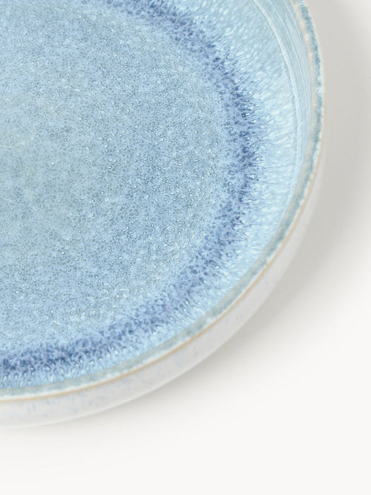 Danza Handmade Tableware Set with Reactive Glaze, 4 People, Set of 12
