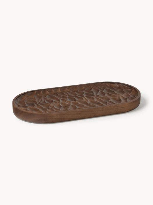 Decorative Acacia Wood Tray Camila W 30 cm