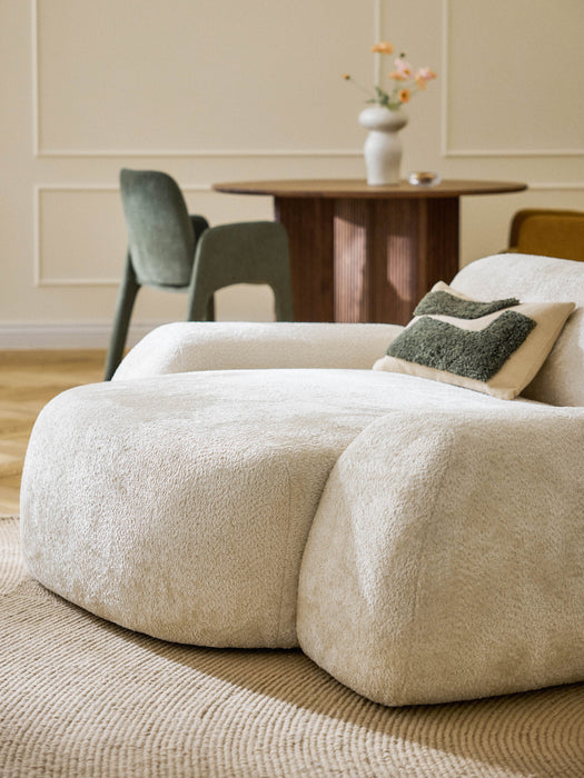 XL Teddy Boucl Lounge Chair Wolke