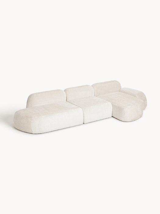 Wolke Modular Teddy Bouclé Corner Sofa (4-seater)