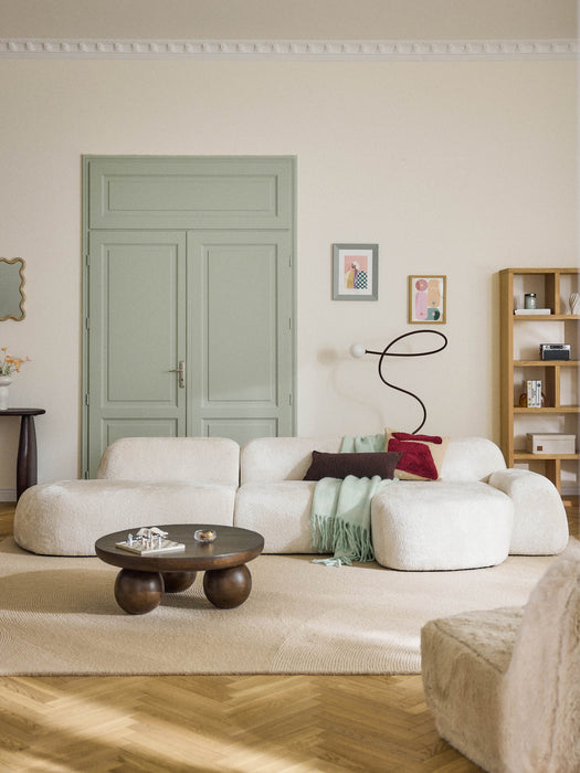 Wolke Modular Teddy Bouclé Corner Sofa (4-seater)