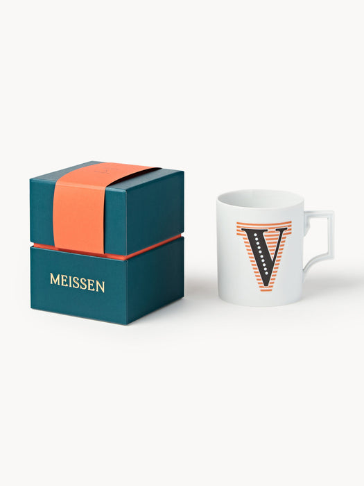 Initials Westwing x MEISSEN, Handmade Mug with Decorative Motif