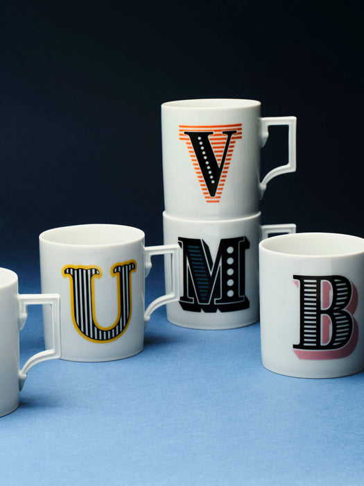 x MEISSEN Handmade Mug Initials with Decorative Motif