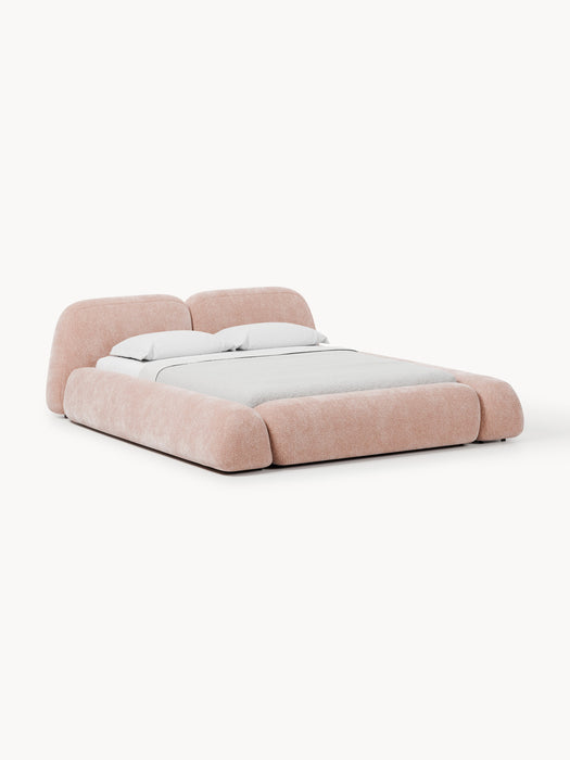 Upholstered Bed Wolke with Storage