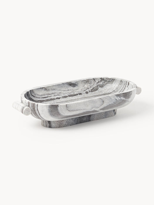 Marble Decorative Bowl Fossil W 46 cm