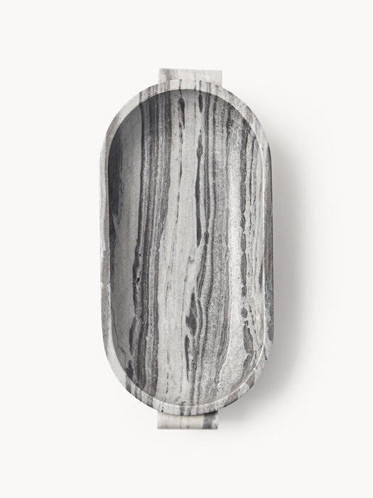 Marble Decorative Bowl Fossil W 46 cm