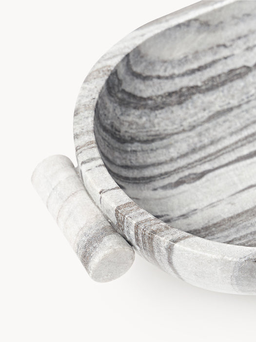 Marble Decorative Bowl Fossil W 46 cm
