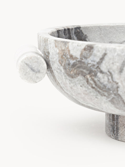 Marble Decorative Bowl Fossil W 46 cm