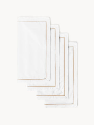 Tatiana Cotton Sateen Napkins, Set of 4